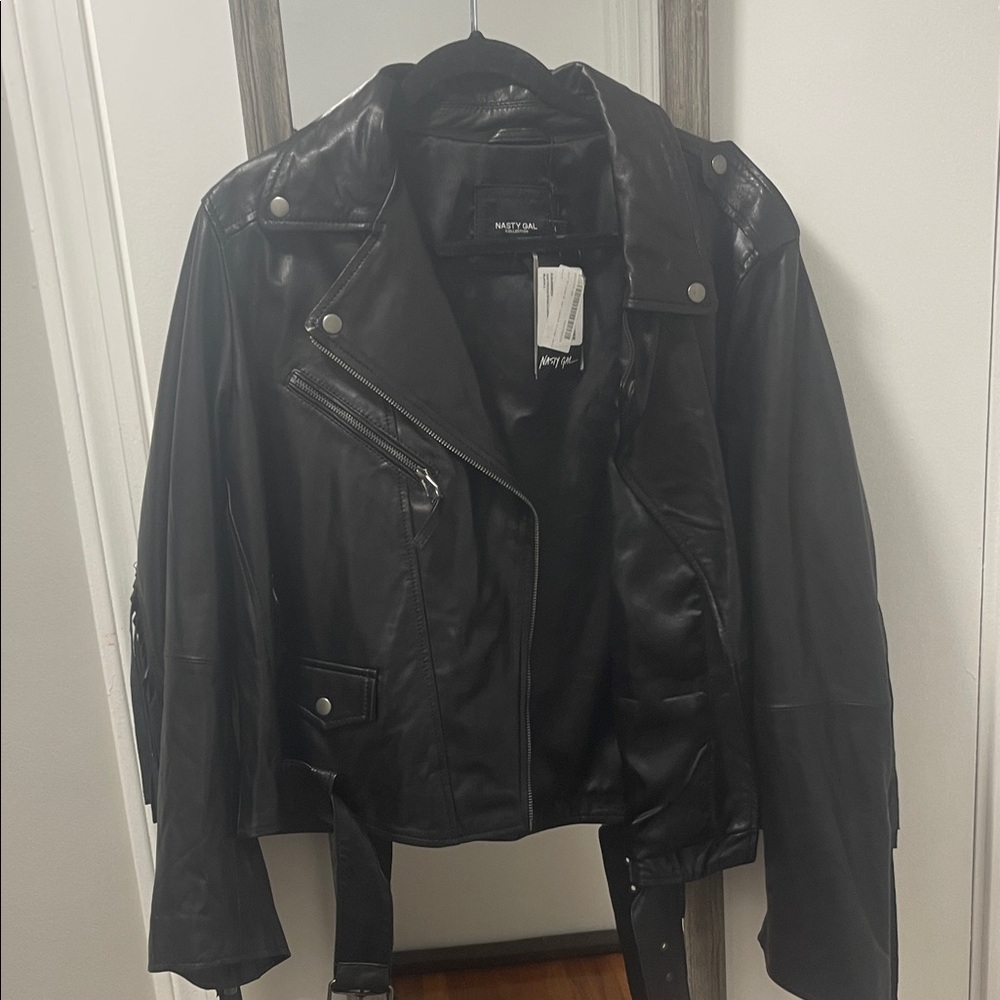 Nasty Gal Black Leather Jacket